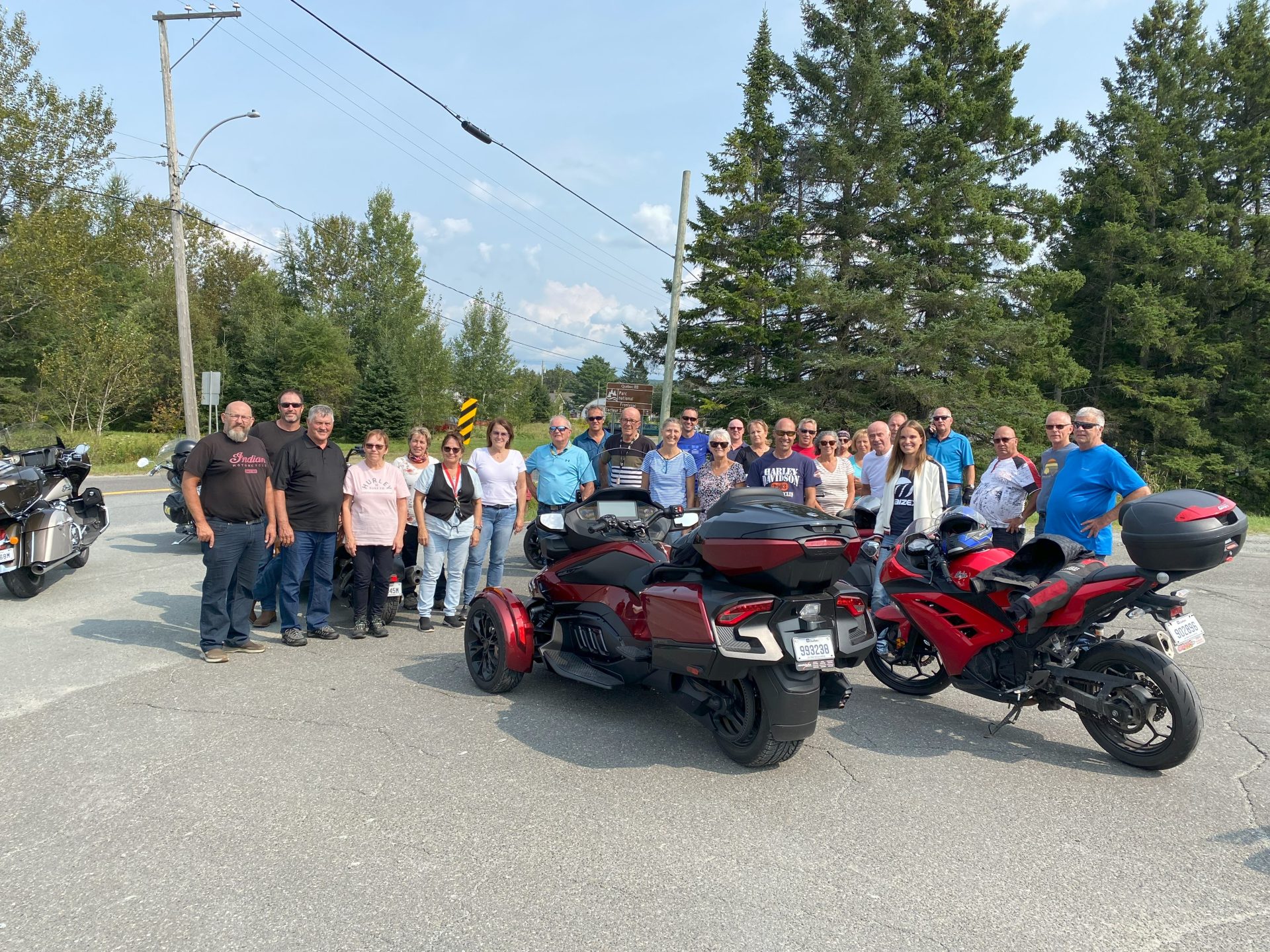 Une virée à moto mémorable!