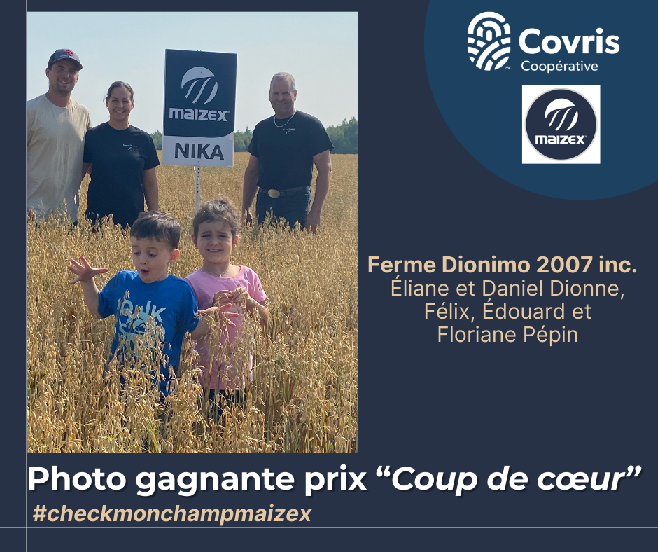 Photo “Coup de coeur” gagnante du concours #checkmonchampmaizex